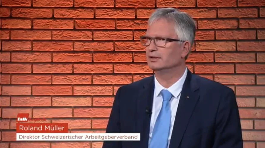 Roland Müller in der Fernsehsendung Talk Täglich.